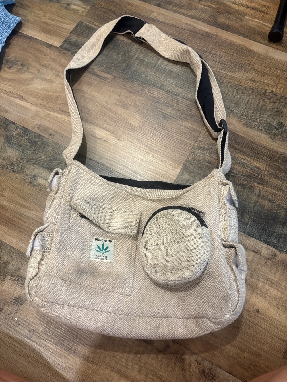 Kathmandu Green Label Hemp Crossbody Bag